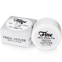 Мыло для бритья Fine Fresh Vetiver 100 гр в банке