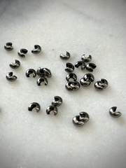 Бусина для маскировки кримпа, Gunmetal - 3 мм.