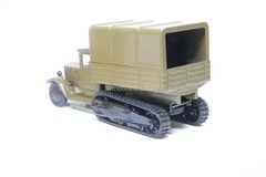 ZIS-22M half-track with awning khaki LOMO-AVM 1:43