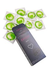 Светящиеся в темноте презервативы EXPERT Neon - 10 шт. - 