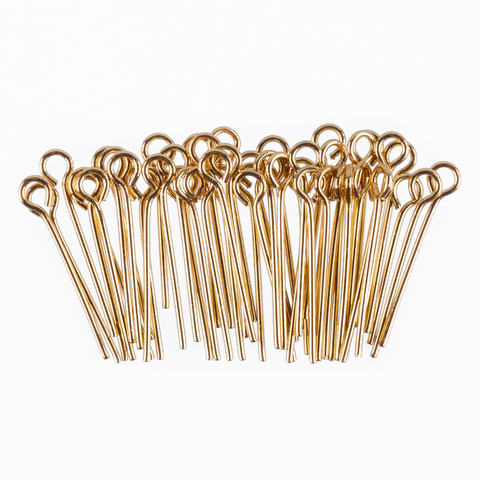 Штифт 20 мм 50 шт., под золото