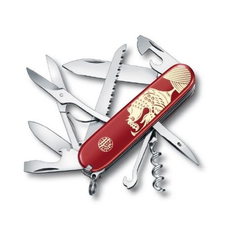 Складной нож Victorinox Huntsman Year of the Rooster 2017 (1.3714.E6) limited edition - Wenger-Victorinox.Ru