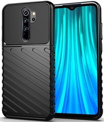 Чехол для Xiaomi Redmi Note 8 Pro цвет Black (черный), серия Onyx от Caseport