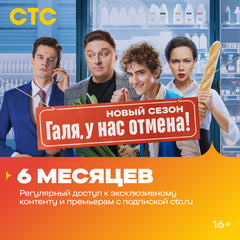 Подписка на онлайн-кинотеатр СТС (6 месяцев) (для ПК, цифровой код доступа)