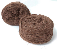 Пряжа таблетка овечья шерсть (Темно-верблюжий)