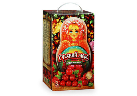 Морс клюквенный "Русский морс", 3л