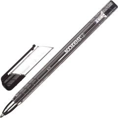 Ручка шариковая одноразовая Kores K11 черная (толщина линии 0.7 мм)