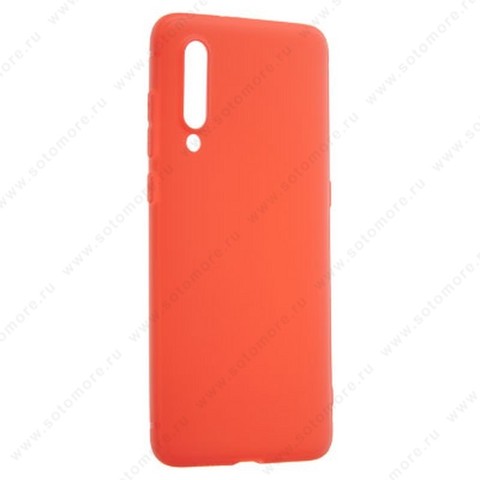 Накладка силиконовая Soft Touch ультра-тонкая для Xiaomi Mi 9 красный