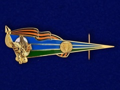 Купить Околыш на берет ВДВ с золотым орлом в Магазине тельняшек