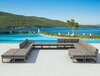 Комплект пластиковой мебели Mykonos XL, бежевый