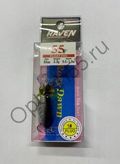Воблер Rosy Down Raven 55F 55мм, 5,3гр, загл.0,5-1,0м