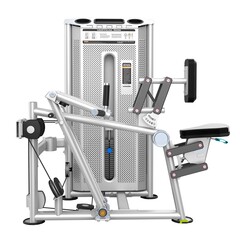 Гребная тяга с упором на грудь (Vertical Row) DHZ U-2034. Стек 110 кг