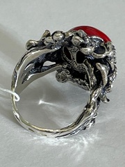 Герань (кольцо из серебра)