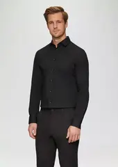 Классическая деловая рубашка из хлопка-стрейча s.Oliver Black Label