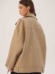 Косуха из шерсти, беж