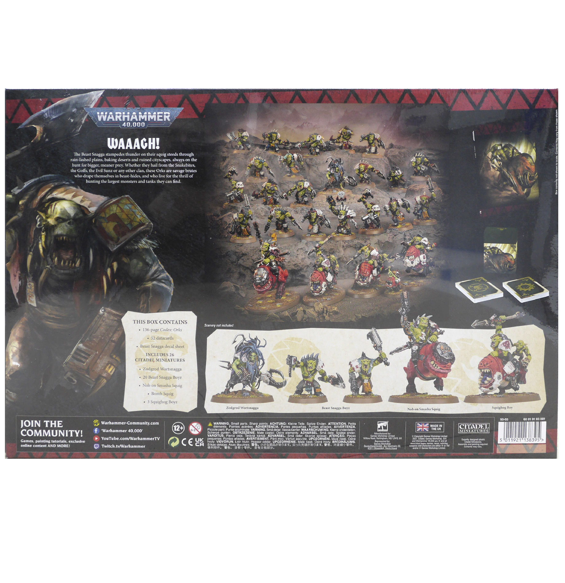 Warhammer 40,000: Beast Snagga Orks Army Set