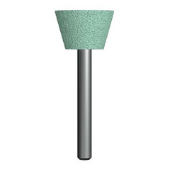 Шарошка абразивная ПРАКТИКА карбид кремния, трапециевидная 25х16 мм, хвост 6 мм, (641-374)