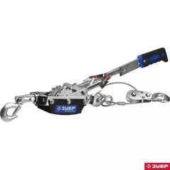 ЗУБР 4 т, 3 м, ручная рычажная лебедка, Профессионал (43105-4-K)