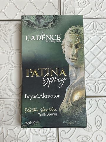 набор, Patina spray set  СВЕТЛО ЗЕЛЕНЫЙ 50мл+50мл, cadence