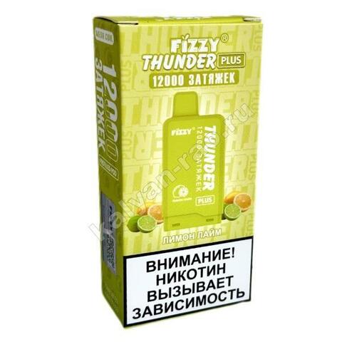 Картридж Fizzy Thunder Plus 12000 затяжек - Лимон Лайм