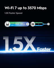 Cudy - Роутер Wi-Fi 7 BE3600 с портом WAN 2,5 Гбит/с WR3600H