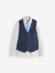 Комплект из трех предметов для мальчика Next U64-135, Синий, Белый