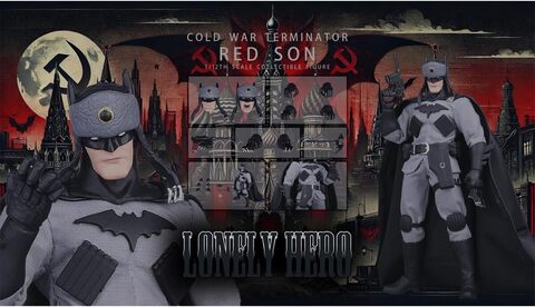 Фигурка Бэтмен из мультфильма Супермен Красный сын 1/12