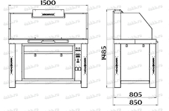СС-33-ЭО Стол сварщика, Kronvuz