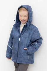 куртка  для мальчика  ВК 36102/н/1 ГР (122-146)