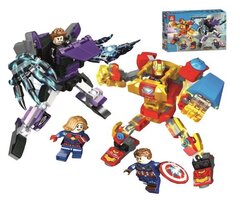 Конструктор Железный Человек против Черной Пантеры, 238 дет.