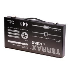 Набор метчиков и плашек M3 -M12 HSS-G 44пр Terrax by Ruko A245030 (!)