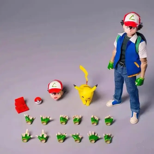 Фигурка Эш Кетчум из мультфильма Покемон 1/12