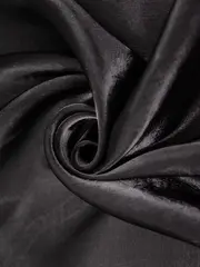 Ткань Органза "Кристалл" 70 г/м2, 100% пэ, ш. 150 см, черный