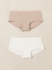 набор трусы/ уп  для девочки  К 1964-2уп/нюдовый беж,сахар