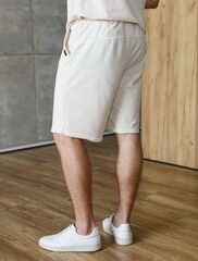 Шорты на резинке из тонкого футера с принтом  U48.001 (95332)