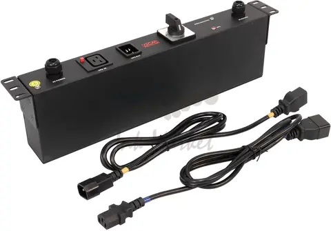 Распределитель питания Powercom MBSW16HW 4*Schuko+1*C19, 16A, 1ph (1919948)