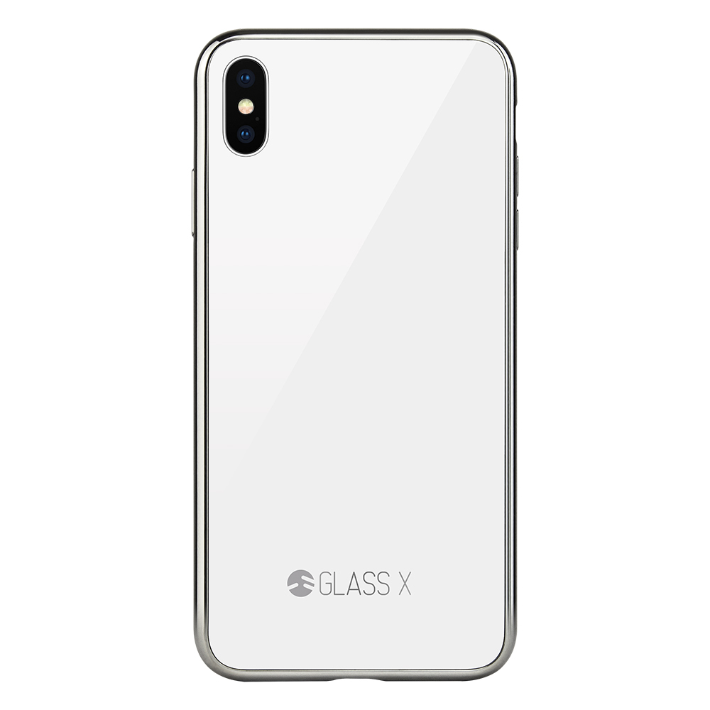 Купить Чехол-накладка SwitchEasy Glass X iPhone XS Max, стекло, белый - по  выгодной цене | Нобэл