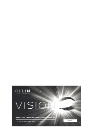 OLLIN PROFESSIONAL VISION НАБОР для окрашивания бровей и ресниц  (коричневый)