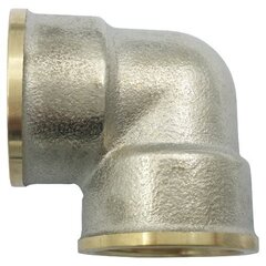 Угольник латунный никелированный ВР/НР Ру 40