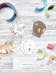 Рукавички-антицарапки Mjölk Карнавал/Ночное небо/Грибочки сет из 3х пар