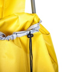 66-8-032 Сумка-тележка хозяйственная желтая, 92x35x28см, колёса D150мм, сталь (РемоКолор)