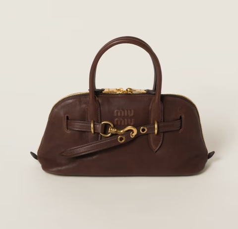 Сумка MIU MIU Aventure, Тёмно-коричневая