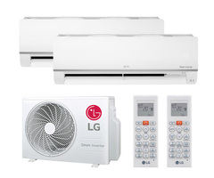 Мульти сплит-система LG на 2 комнаты (15+20 кв.м.)