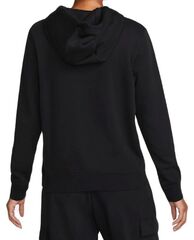 Женская теннисная куртка Nike Sportswear Club Fleece Pullover Hoodie - black/white