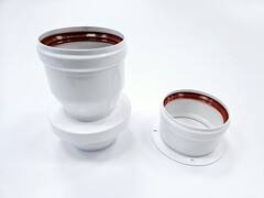 Адаптер для раздельной системы с D60/100 на D80 (газоход + воздуховод) (арт. BX-002)