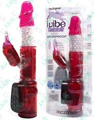 Вибромассажер с тремя степенями вибрации iVabe Rabbit Strawberry