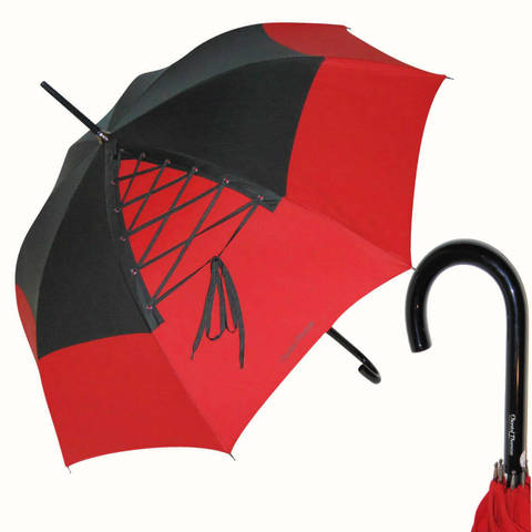 Красный зонт-трость, Франция