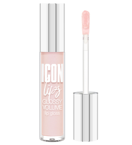 LuxVisage Блеск для губ с эффектом объема тон 501 ICON lips glossy volume Baby Pink 3,4г