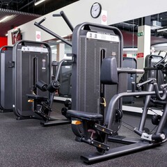 Гребная тяга с упором на грудь (Vertical Row) DHZ E-7034. Стек 110 кг