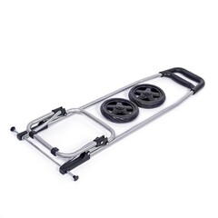 66-8-032 Сумка-тележка хозяйственная желтая, 92x35x28см, колёса D150мм, сталь (РемоКолор)